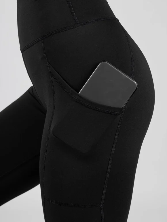 Remote legging zwart pocket