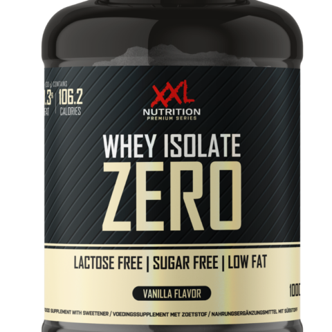 whey isolate zero vanilla