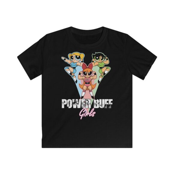 PowerBuff Kids - Sportief & Stoer T-shirt voor Actieve Kinderen - Afbeelding 3