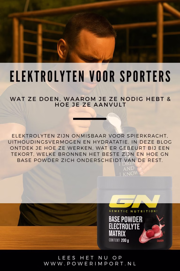 Elektrolyten voor Sporters: maar waarom en waarvoor? Sportieve man schept GN Base Powder met Game of Thrones shakebeker tijdens obstacle run in de zon