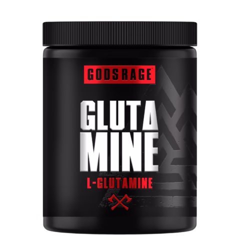 Gods Rage Glutamine NanoPure 500g L-Glutamine poeder verpakking