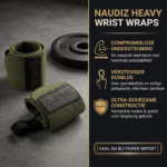 Naudiz Heavy Wrist Wraps 50CM voor maximale polsstabiliteit bij zware krachttraining