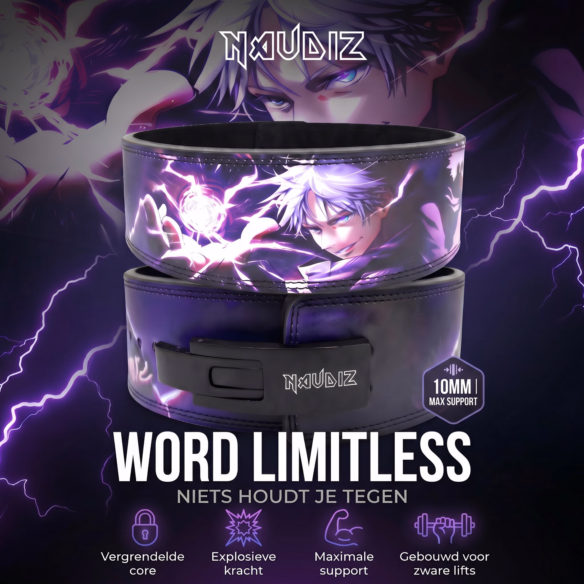 Naudiz Limitless Lever Belt Full View