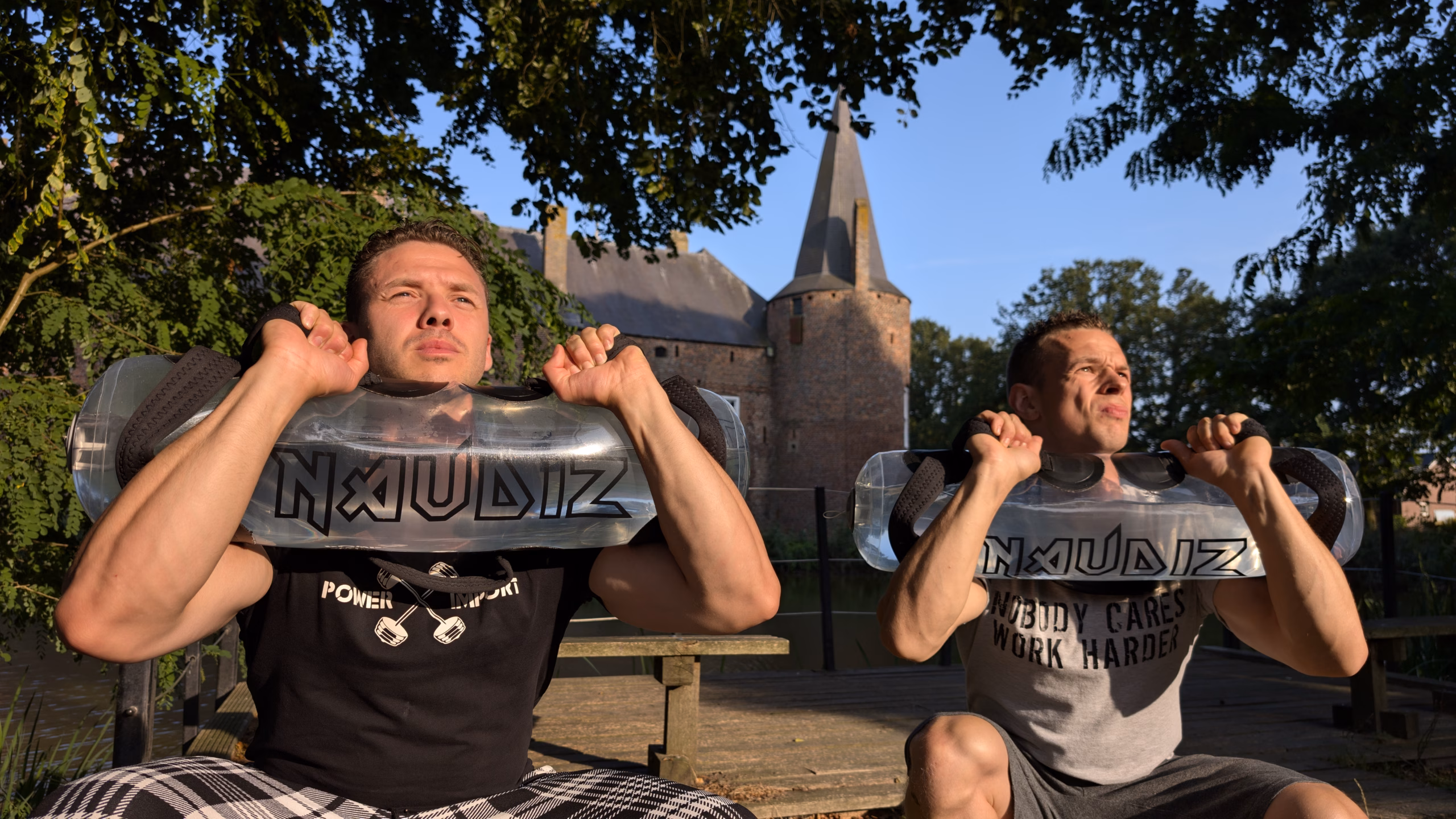 Full-body training met de Naudiz Aqua Powerbag