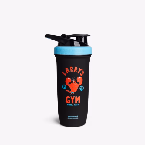 Smartshake Reforce RVS shaker Larrys Gym – 900 ml