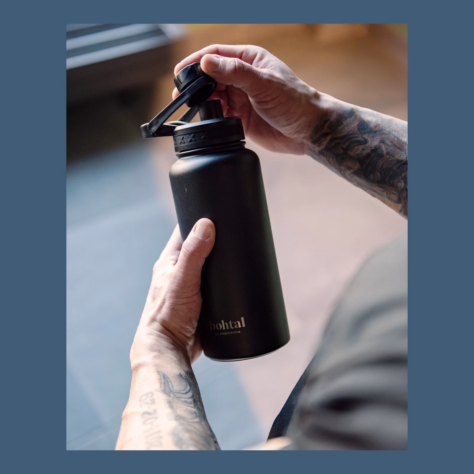 Smartshake Insulated Sports Bottle Zwart – 960 ml Smartshake Insulated Sports Bottle Zwart – 960 ml - Afbeelding 3