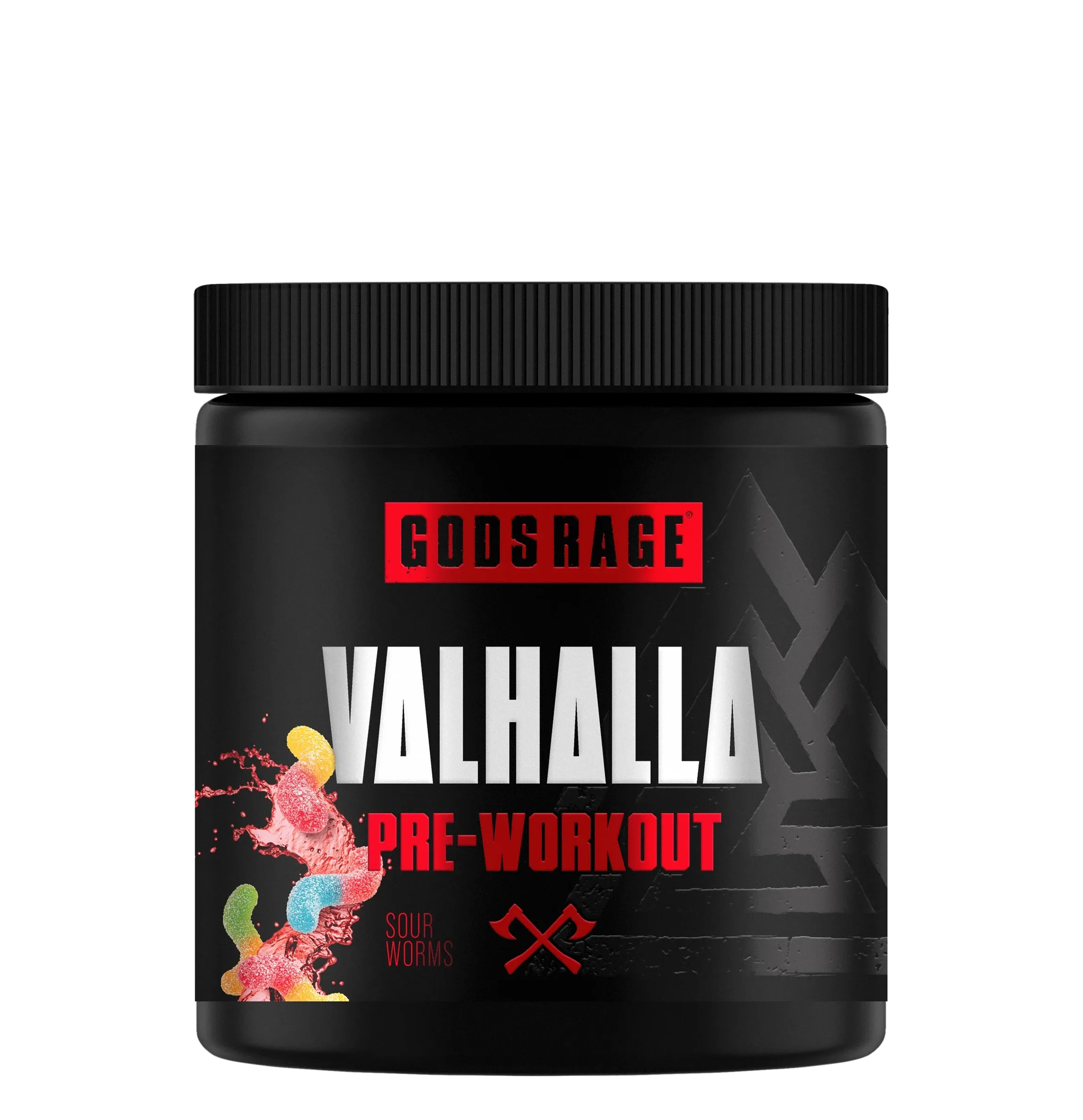 Gods Rage Valhalla pre-workout – 400 g Gods Rage Valhalla pre-workout Sour Worms – 400 g